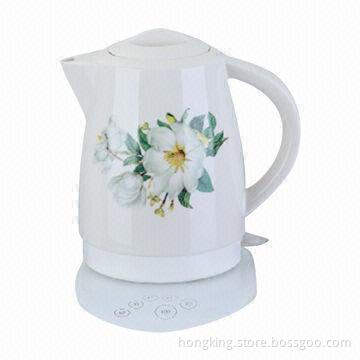 Ceramic Electric Kettle with One Touch Digital Control and 1.7L Capacity